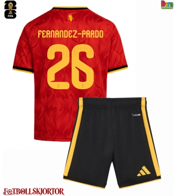 Belgien Matias Fernandez-Pardo #26 Hemmakläder Barn VM 2026 Kortärmad (+ Korta byxor)
